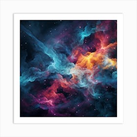 Space Nebula Art Print