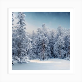 Winter Forest 3 Art Print