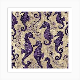 Seahorses 7 Art Print