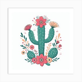 A Cactus tree 1 Art Print