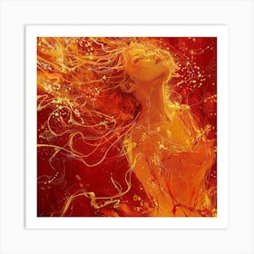 Flames Of Fire Art Print