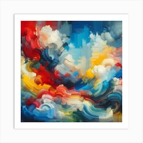 Abstract Painting 125 Art Print