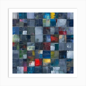 Abstract Squares 6 Art Print