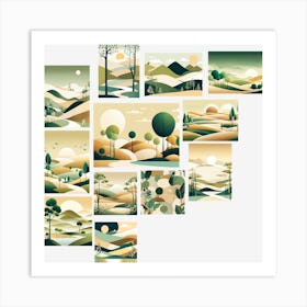 Landscapes Collection Art Print