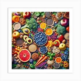 Healthy Eating Concept Art Print