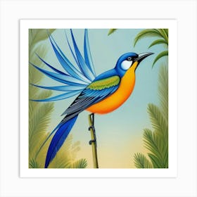 Bird Of Paradise Art Print