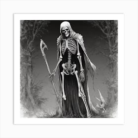 Grim Reaper Art Print