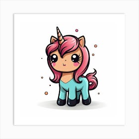 Cute Unicorn 26 Art Print