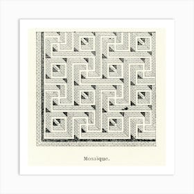 Mosaic Pattern, Albert Racine Art Print