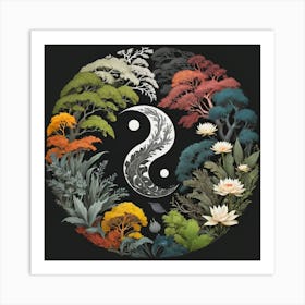 Yin Yang Art Print