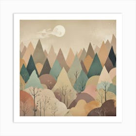 Forest Landscape Art Print