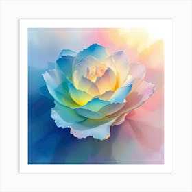 Ethereal Layers Of Light Art Print