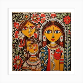 Indian painting for wall decor Art Print