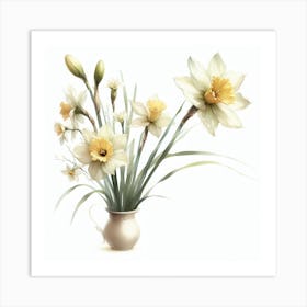 Daffodils 2 Art Print