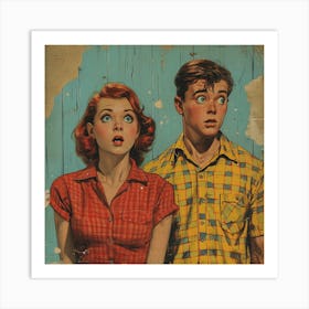 Man And A Woman Art Print