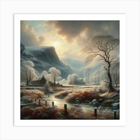 Winter Landscape Art Print