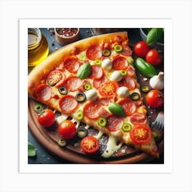 Pizza27 Art Print