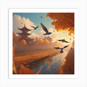 Chinese Autumn 1 Art Print