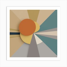 Mid Century Abstract Retros (3) Art Print