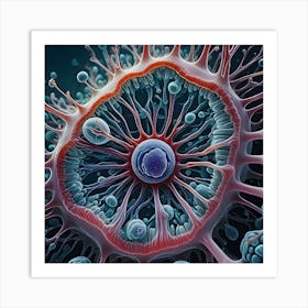 Human Cell 11 Art Print