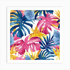 Tropical Leaves Art Print