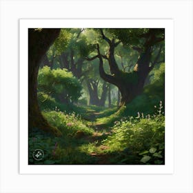 Forest Path Art Print