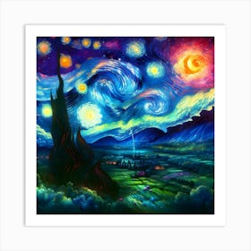 Starry Night 21 Art Print