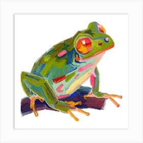 Red Eyed Tree Frog 01 Art Print