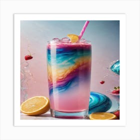 Rainbow Drink 1 Art Print