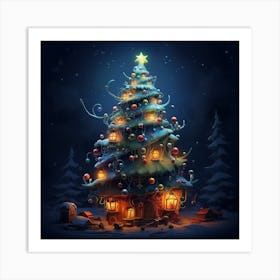 Christmas Tree Art Print