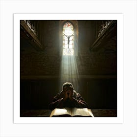 Christian Prayer Art Print