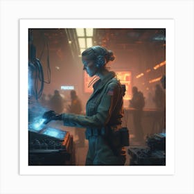 Cyberpunk 1 Art Print