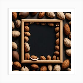 Almonds In A Frame 2 Art Print