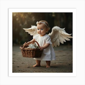 Angel Baby 2 Art Print