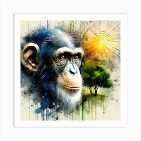 Creative Wild Animal Representation 2 Art Print