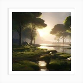 Forest Scene Art Print