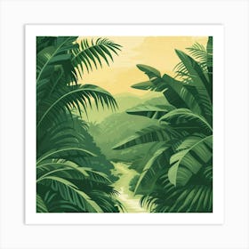 Tropical Jungle 4 Art Print