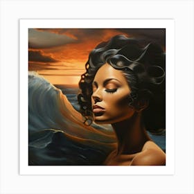 'The Wave' 1 Art Print