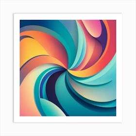 Abstract Wave Art Print