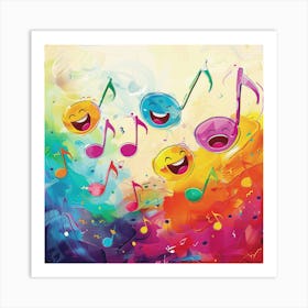 Music Notes Art Print