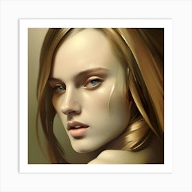 Portrait Of A Woman 6 Art Print