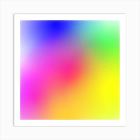 Abstract Colorful Background 27 Art Print