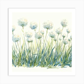 Editorial Art White Background Trifolium Art Print