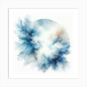 Abstract Of Clouds Art Print