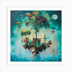 Tree Island Art Print