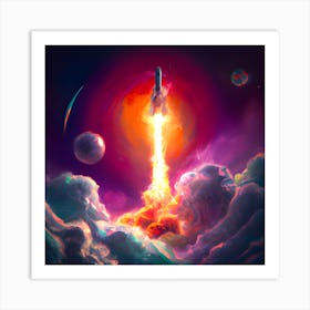 Welcome to Space Art Print