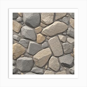 Stone Wall 49 Art Print