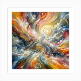 Abstract Painting 128 Art Print