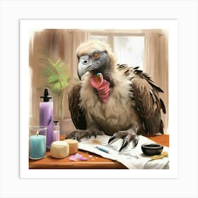 Vulture 4 Art Print