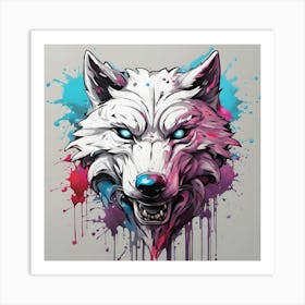 Wolf Head Art Print